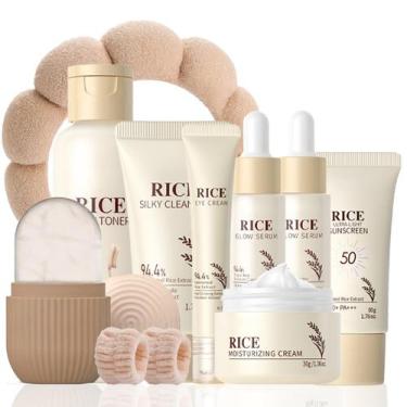 Imagem de Kit de Hidratação Facial EONFAVE com Extrato de Arroz para Adolescente
