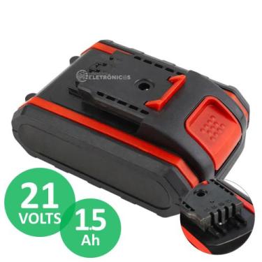 Imagem de Bateria de Lítio 21V 1.5Ah Recarregável para Ferramentas Elétricas BAT