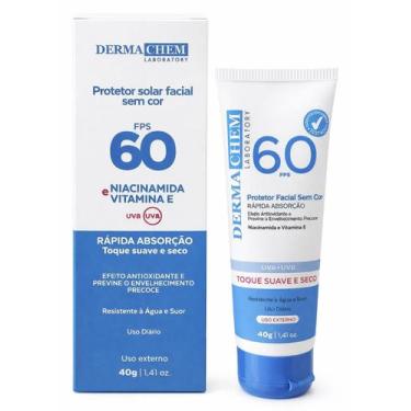 Imagem de Dermachem Protetor Solar Facial Niacinamida Vitamina E 60 FPS 40g