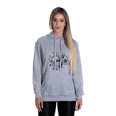 Imagem de Blusa Moletom Feminino Desenho Meninas em Algodão-Feminino