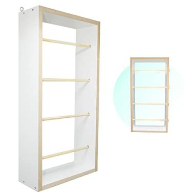 Imagem de levolpe Suporte para Rolos de Tecido - Porta Rolos de Costura - Montagem no Teto - Plástico - Moderno