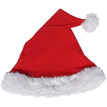 Imagem de Quimera Kids Gorro Papai Noel Vermelho Criança Unissex Beanie Chapéu Natal Inverno