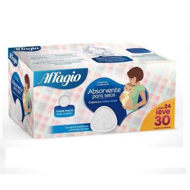 Imagem de Absorvente para Seios Affagio Amamentação Leve 30 Pague 24