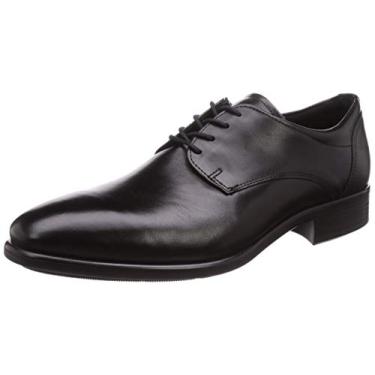 Imagem de ECCO Gravata masculina Citytray lisa Oxford, Preto, 11-11.5