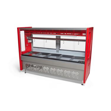 Imagem de Balcão de Açougue 1,75M Polar Vermelho Standard Platinum PECS 127v 