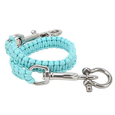 Imagem de Corda de proteção para câmera subaquática, forte à prova de desgaste para câmera subaquática cordão para transporte seguro para fotografia subaquática (azul limão)