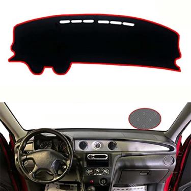 Imagem de MIVLA Capa de painel de carro personalizada para painel de painel de pára-sol, para Mitsubishi Outlander Airtrek 2001-2006 Acessórios para interiores de carro