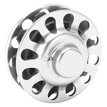 Imagem de Tensor de guia de corrente de bicicleta, roda de torre de montagem de corrente de liga de alumínio personalizada resistência exata ao desgaste para desviador traseiro 360 prata