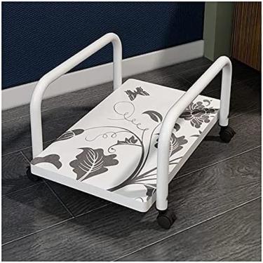 Imagem de KRASS Suporte de CPU Suporte de CPU, Suporte de PC, Suporte de CPU, Torre de Mesa Móvel PC Suporte de Piso Rodízio Rodinhas, com 4 Rodas Rodízios Suporte de CPU, Padrão, Colecionador 88