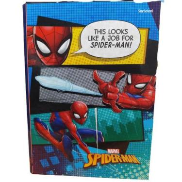 Imagem de Caderno Brochurao Spider Man 80 Folhas Homem Aranha - Starschool