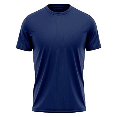 Imagem de Camiseta Masculina Dry Fit Proteção Solar UV Térmica Academia Treino Caminhada Esporte Camisa Praia Blusa, Tamanho M