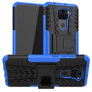 Imagem de Capa para Xiaomi Redmi 9T Note 9S 8 9 10 Pro Heavy Duty Armor Phone Bumper Case Back, Azul, Para Redmi Note 10 4G