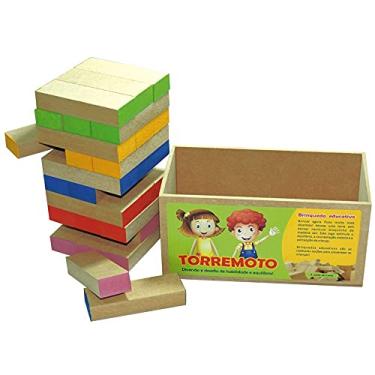 Imagem de Jogo Torre moto em Madeira ManinhoArtesanatos