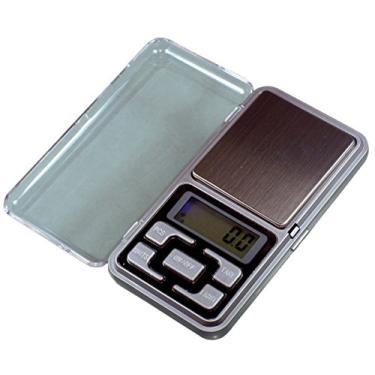 Imagem de Mini Balança Digital Alta Precisão Escala 0.1 Gr Até 500 Gr