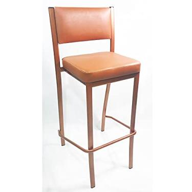 Imagem de Banqueta EMPILHÁVEL Cobre Altura 65cm assento e encosto Cobre - Poltronas do Sul
