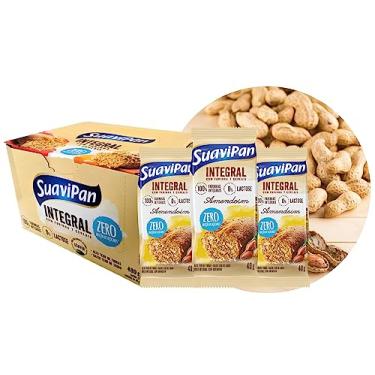 Imagem de BOLINHO INTEGRAL ZERO AÇÚCAR DE AMENDOIM 40g / DISPLAY C/ 12 UNID.