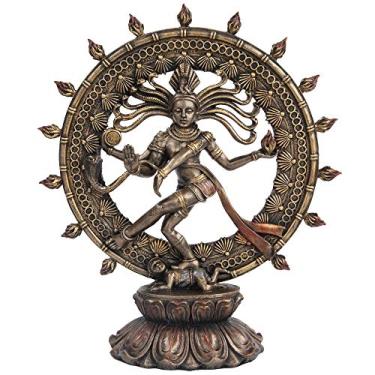 Imagem de Hindu Shiva Nataraja Dancing Statue Bronze Finished