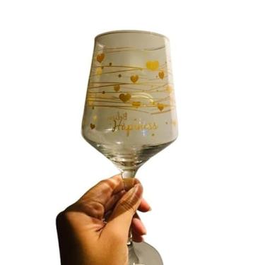 Imagem de Taça de Vidro Dourado Brunello para Vinho 490ml