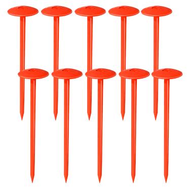 Imagem de FEBTECH - Marcador de tanque séptico - 6,9 cm x 25,4 cm - Estacas de levantamento resistentes - Protegendo sua fossa séptica e limite de propriedade - Marcadores de linha de propriedade adequados -