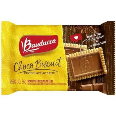 Imagem de 4 Caixas De Biscoito Choco Biscuit Chocolate Ao Leite Bauducco Display 18x36g