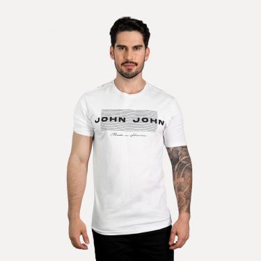 Imagem de Camiseta John John Back Lines Branca