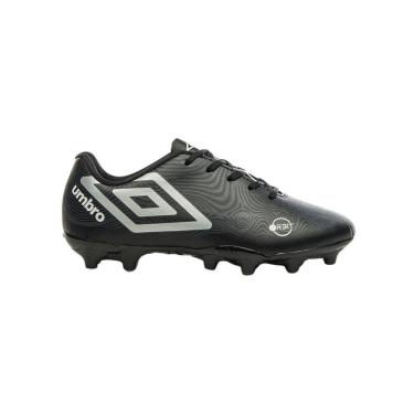 Imagem de Chuteira Umbro Orbit Jr Campo Infantil Preto Cinza Branco
