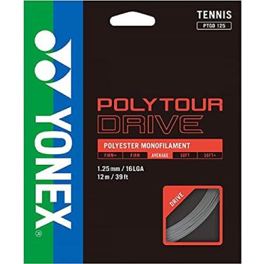 Imagem de Corda de tênis Yonex POLYTOUR Drive 16L (conjunto) - Prata