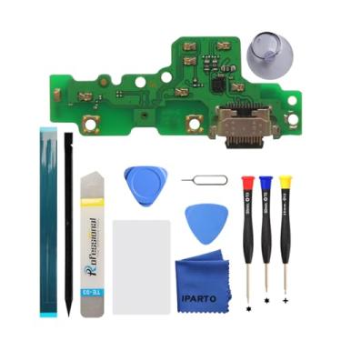 Imagem de iParto Kit de substituição de porta de carregamento para Motorola Moto G Power 2021 XT2117 USB Flex Dock Connector Carregamento Flex Substituição com ferramentas