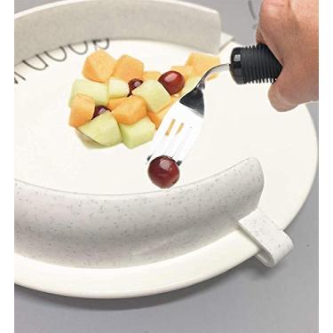 Imagem de Guarda de alimentos para pratos, assistente de prevenção de derramamento de encaixe para auxiliar alimentar, protetor de prato assistivo de jantar para pessoas com deficiência Parkinson,