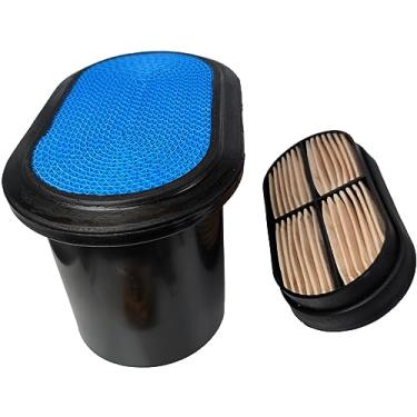 Imagem de XYZIL Conjunto de filtro de ar elemento 333/D2696 32/925682 32/925683 compatível com retroescavadeira JCB 3CX 4CX 214 215 216 217 1400B 1550B 1600B 1700B 3C 3D T4000B 0 T50 60 7865 Manipulador