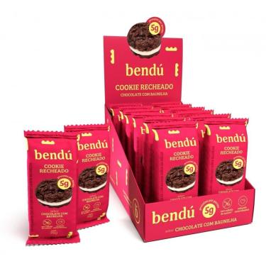 Imagem de Cookies Recheado Chocolate com Baunilha 12 unidades de 38g - Bendú-Unissex