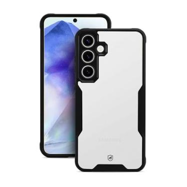 Imagem de Gshield Capa Case Capinha Dual Shock Sense Preta Acabamento Premium Proteção Contra Arranhões, Quedas e Impactos para Samsung Galaxy (A55 5G)
