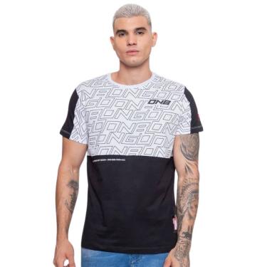 Imagem de Camiseta Masculina Onbongo Especial NGO Branca/Preta ON123