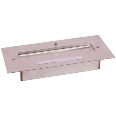 Imagem de Queimador Inox Aço Para Lareira Portátil 304 - 16,50l X 39l X 6a Cm Cinza