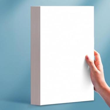 Imagem de KYMY 50 folhas de papel cartolina branco 21 x 28 cm, 250 g/m² de espessura, papéis coloridos pesados, papéis de impressão dupla face para origami, scrapbook, arte faça você mesmo, fabricação de