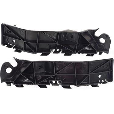 Imagem de DAT AUTO PARTS Substituição do par de capa de para-choque externo dianteiro esquerdo e lado do passageiro para Ford Explorer 2011-2015 preto liso FO1026112 FO1027112 BB5Z17E814B BB5Z17E814A