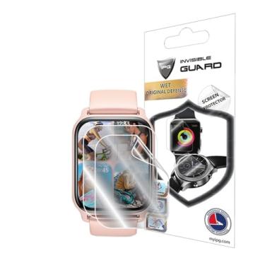 Imagem de IPG Protetor de tela de hidrogel Fitpolo IDW13 Smartwatch (2 unidades) Película transparente HD invisível antiarranhões - suave/autorreparação/sem bolhas para IDW13