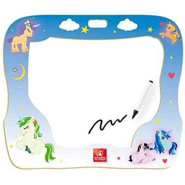 Imagem de Lousa Infantil, Unicórnio com Quebra Cabeça Brincadeira de Criança