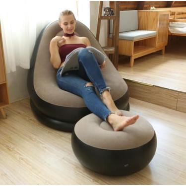 Imagem de Sofá inflável, sofá de fitness, sofá inflável, portátil, para atividades ao ar livre, para iniciantes, atividades ao ar livre