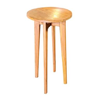 Imagem de Banqueta Artesanal Mesa Redonda L Alta em Peroba