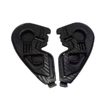Imagem de Kit Reparo Carbon Capacete Helt Polar Para Fixação Da Viseira