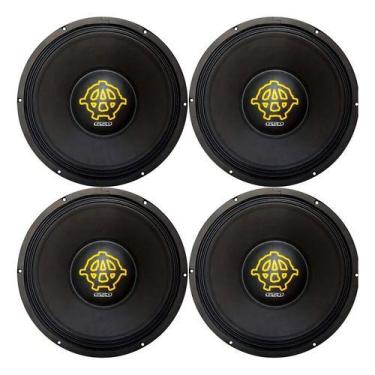 Imagem de 2 pares alto falantes woofer kaos bass 12 polegadas 650w rms 4 ohms sp