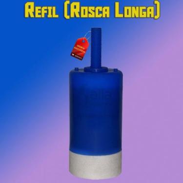 Imagem de Vela Carvão Ativado Refil Filtro p/ Torneira Hidrofiltros HF40 Rosca L