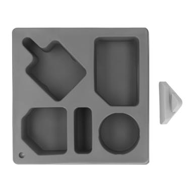 Imagem de Bandeja de Suporte de Copo de sofá de Silicone Premium, Suporte de Bebida, Suporte de Telefone, Suporte de sofá para Cama, Carro e Muito Mais, Sem Odor (GREY)