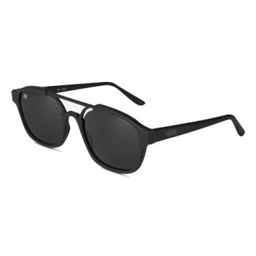 Imagem de Óculos De Sol Hupi Berlin Preto Fosco Casual Esportivo Uv400