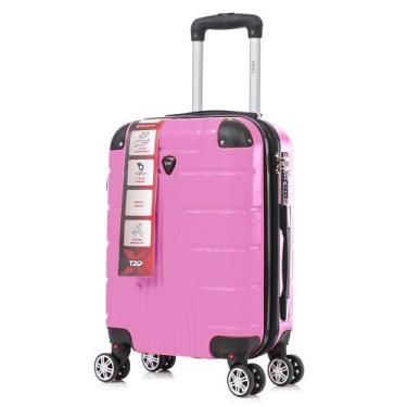 Imagem de Mala De Viagem Bordo 10kg Padrão ANAC Rodinhas 360 TripX, Rosa