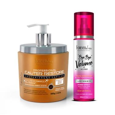 Imagem de Kit Liso Mágico 200ml com Cauterização Capilar - FOREVER LISS
