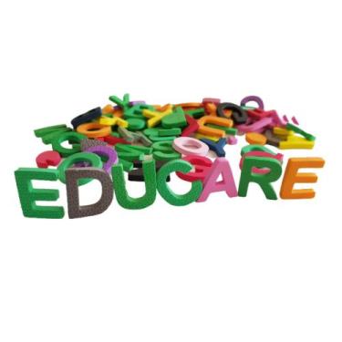 Imagem de Alfabeto 72 peças em eva vazado - CRIATIVA MATERIAIS EDUCATIVOS