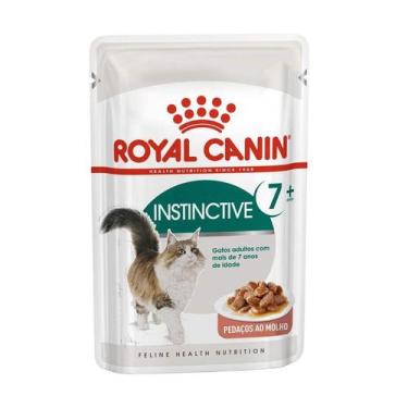 Imagem de Ração Úmida Royal Canin Sachê Instinctive 7+ Gatos Adultos - 85g - 1 u