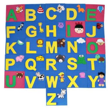 Imagem de Alfabetização - Alfabeto Ilustrado Em E.va - Criativa Materiais Educat